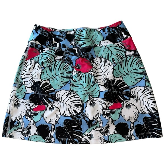 Tribal Women's Golf Skirt in Medium Petite Floral Tropical Printed - Picture 1 of 9